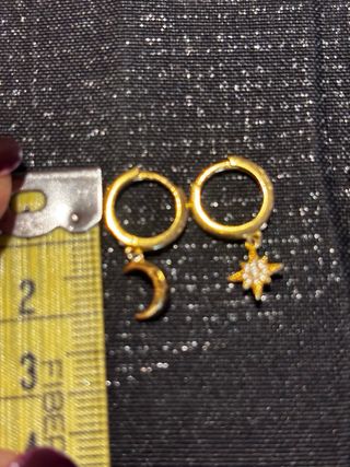 Orecchini Universo placcati oro 18K