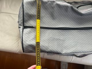 Bolso grande gris doble asa