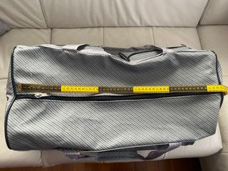 Bolso grande gris doble asa