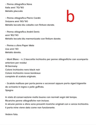 P. Cardin e altre Penne Lusso + Scatola Legno/Cuoi