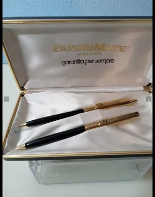 P. Cardin e altre Penne Lusso + Scatola Legno/Cuoi