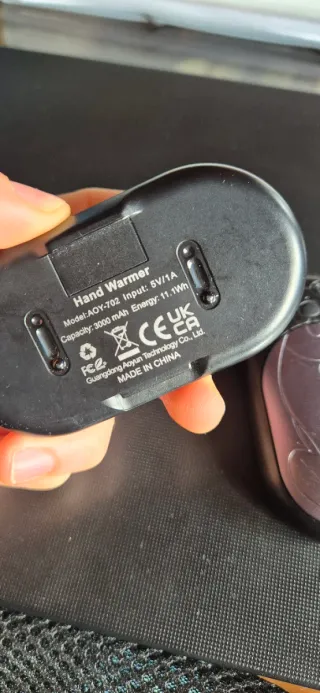 Calentadores de manos eléctricos