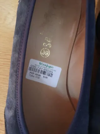 NUEVO Zapatos piel azul Dchicas