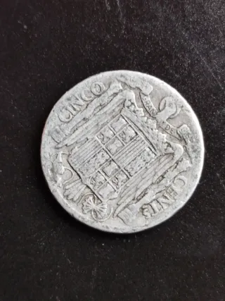 Moneda 5 Céntimos Lancero