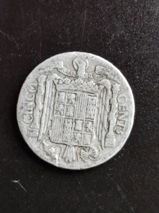 Moneda 5 Céntimos Lancero