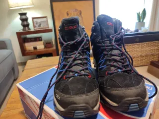 Botas Trekking CMP Waterproof Negras y Azules