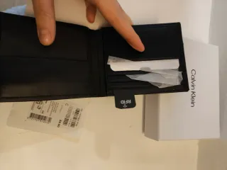 Portafoglio uomo Calvin Klein nero