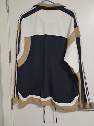 Chándal Lotto Beige, Negro y Blanco