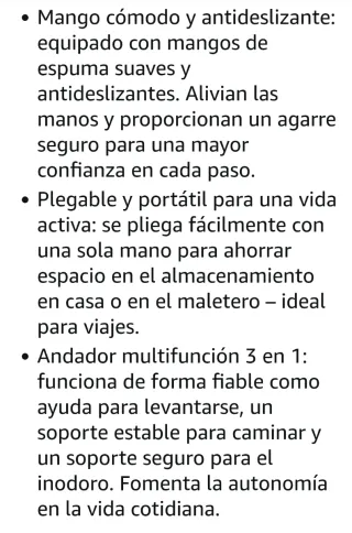 Andador Careboda Plegable SIN USO