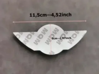 11,5x5cm Emblema Mini Cooper One Capó o Maletero