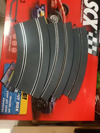 4 curvas exteriores dobles grises Scalextric