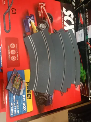 4 curvas exteriores dobles grises Scalextric