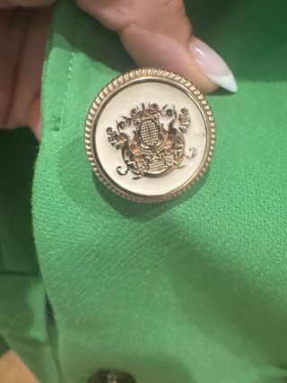 Traje de pantalón Zara verde