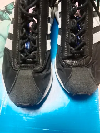 Adidas Originales Mujer Negro Blanco