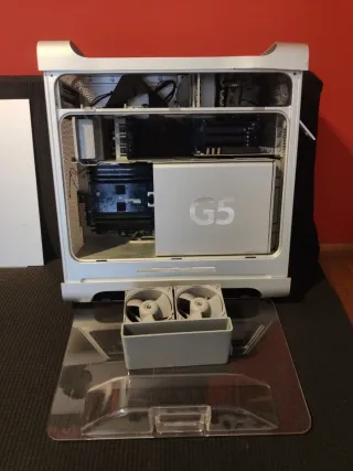 Ordenador Apple Macintosh G5 Dual core 2 Plata.