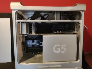 Ordenador Apple Macintosh G5 Dual core 2 Plata.