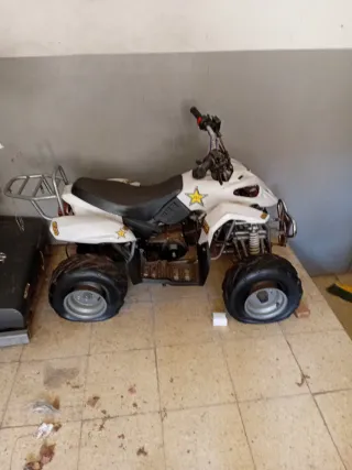 Quad 110cBlanco Todoterreno