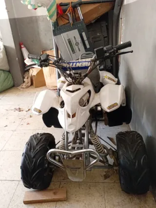 Quad 110cBlanco Todoterreno