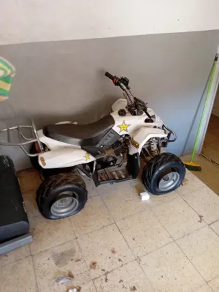 Quad 110cBlanco Todoterreno