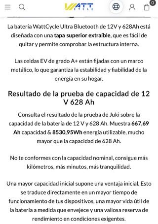 Batería Litio Autocaravana 12.8V 628Ah