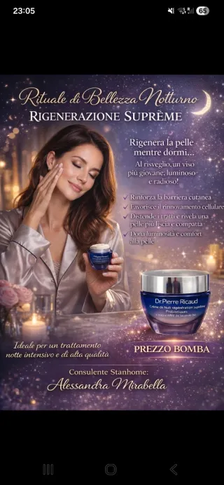 Crema notte Dr. Pierre Ricaud rigenerante