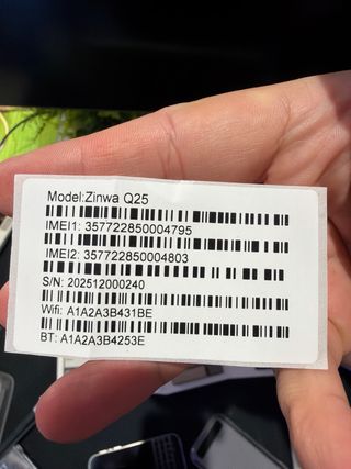 BlackBerry Q25 Negro (Zinwa Q25 Pro renewed)