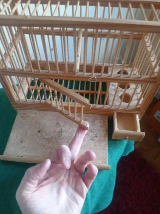 Jaula madera artesanal