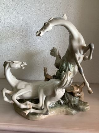 Lladró Caballos Juguetones Playful Horses