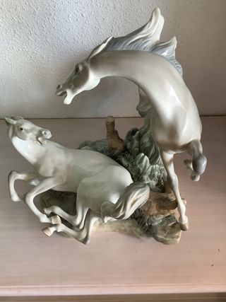 Lladró Caballos Juguetones Playful Horses