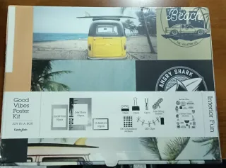 Kit Póster Good Vibes Funkyfish