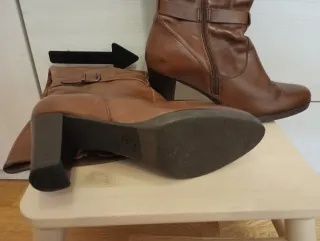 Botas altas mujer Wonders marrones