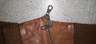 Giacca vintage Pino Covino pelle made in Italy