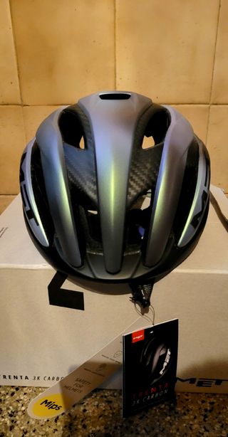 Capacete MET 3k Carbon Cinza
