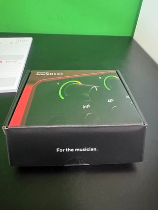 Focusrite Scarlett Solo 4ª Gen | Interfaz de audio