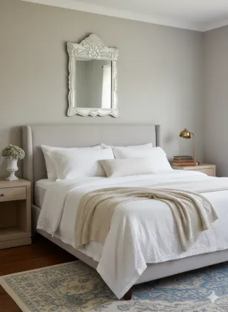 Espejo antiguo aplaca Repujado Plata