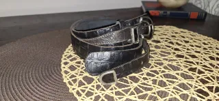 Cintura Sem Vaccaro Pelle Coccodrillo Vintage