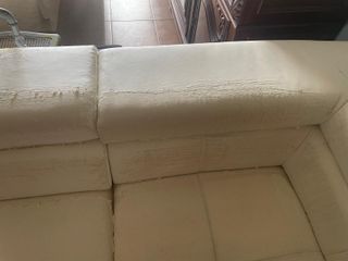 Sofá Canto Branco (Chaise Longue) - Negociável