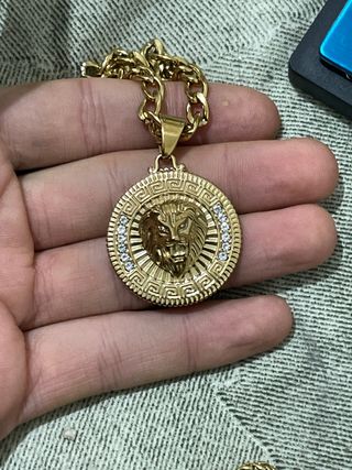 Colgante León acero
