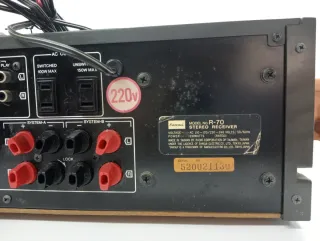 Sansui R-70 Receptor Amplificador Plata