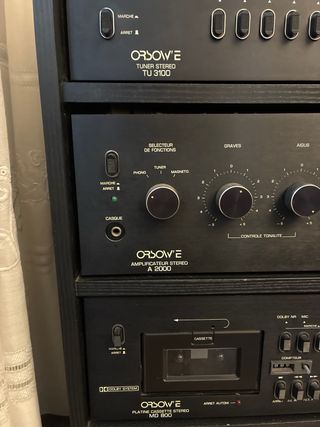 Sistema Hi-Fi Orson'e: Ampli, Tuner, Cassette
