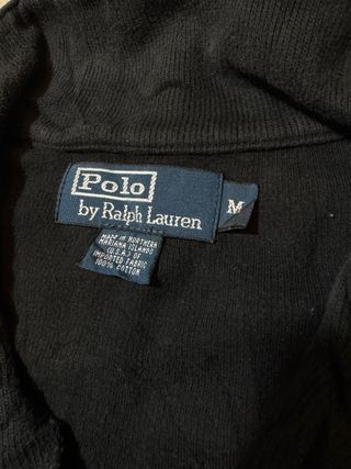 Sudadera Polo Ralph Lauren Negra 1/4 Zip