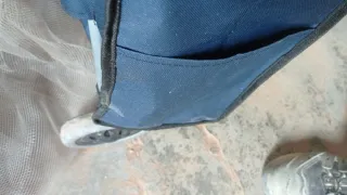 Carro de compras con diseño a cuadros