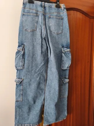 Pantalón cargo vaquero niña talla 158