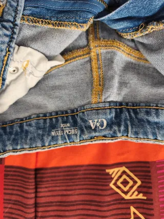 Pantalón cargo vaquero niña talla 158