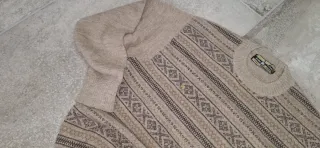 Maglione Kitz Pichler Lana Beige/Marrone