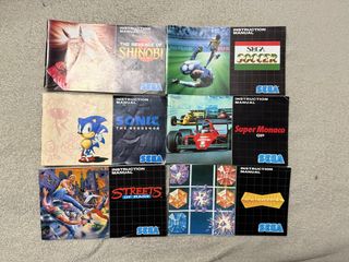 Manuales Sega Mega Drive