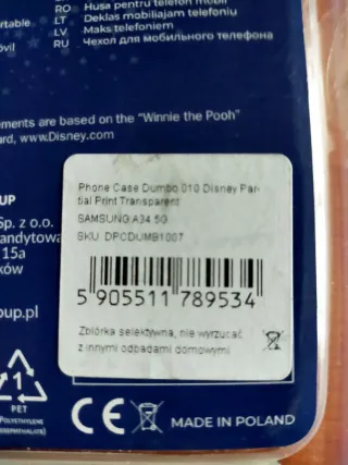 Funda móvil Disney Dumbo SAMSUNG A33 5G