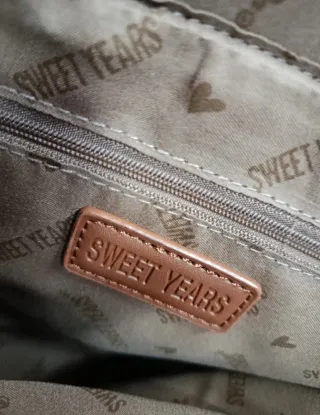 Borsa a spalla Sweet Years beige/marrone