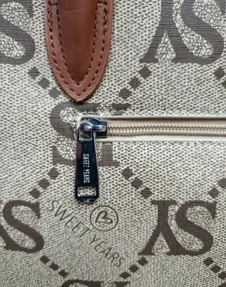 Borsa a spalla Sweet Years beige/marrone