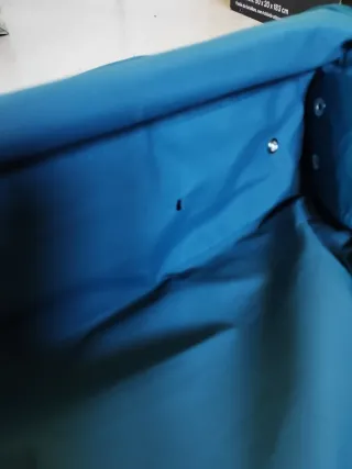 Borsone da viaggio blu petrolio